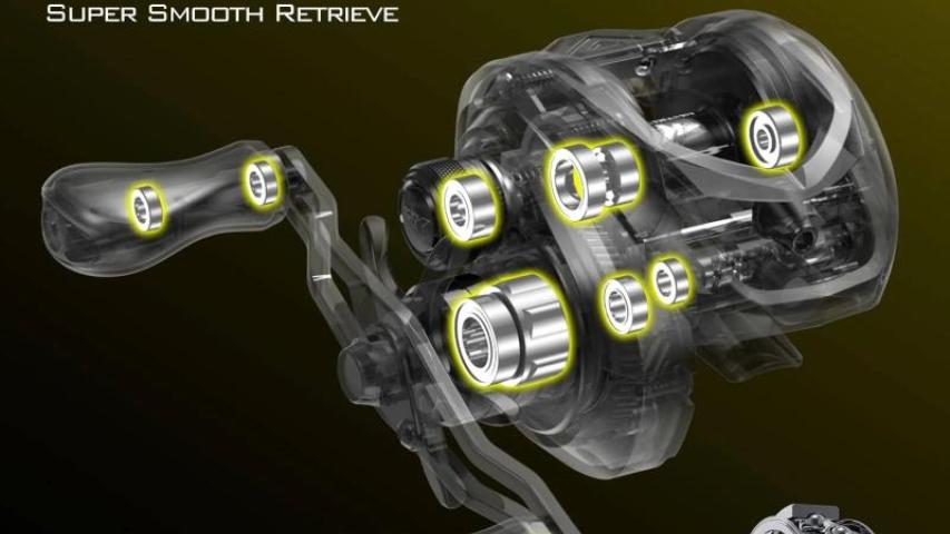 Skeet Reese Icon Baitcasting  bearings map